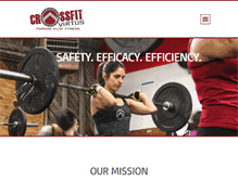 Tablet Screenshot of crossfitvirtus.com